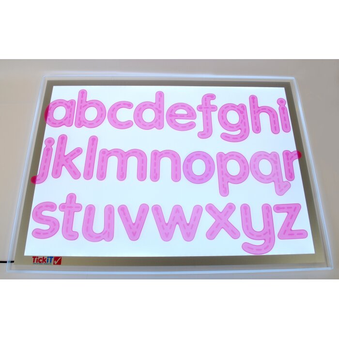 Tickit Silishapes roze flexibele letters